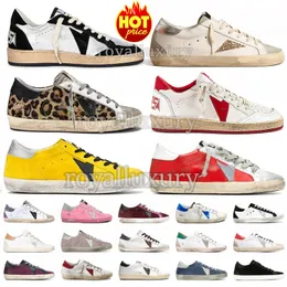 Scarpe designer Donne Golden Make Old Sneakers Super Star Brand Men New Release Classic White Do Do Old Lace Up Woman Man Casual Shoe
