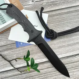 O mais novo Chris Reeve Pacific Combate Militar Faca Fixa Fixa de Alta Draidade D2 Aço G10 Hunte Bushcraft Wilderness Knife Men Collector Gift EDC Camp Tool 15600