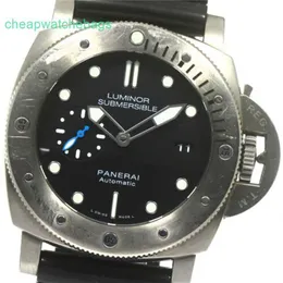 Роскошные часы Panerei Luminors Mechanical Automatic Watch Panerai Luminors 1950 3-дневной дайвинг Titanio PAM01305 на Mens Watch_790199