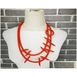 Чокеры Чокер Укебай Панк ожерелья ручной резиновой ожерелье женского модного свитера.