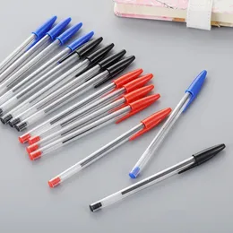 5Pcs 1mm Ballpoint Pen BlackRedBlue Longlasting Cute Portable Rainbow Office Supplies Kids School Stationery Writing Tool 240511