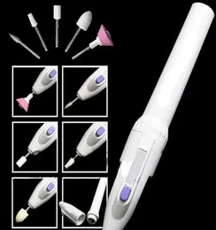 Wholenail Art Tip Electric Manicure Toenail Drillファイルツールネイルグラインダーポリッシャー6683919用セット