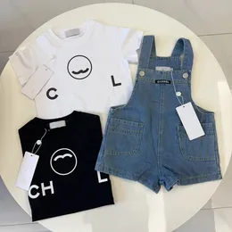 Kid Camisole Pants Girl Boy 2 sztuki Designer Designer Ubrania dziecięce dres dla dzieci Dwukkładnik krótki środa Wygodne oddychanie bez pigułki córki brat