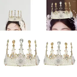 Hair Clips Wedding Tiara Crown Acessórios da noiva moda Farda de cabeça para a cabeça para festas Banquetes de festas de festas Girls
