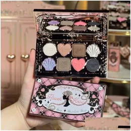 Eye Shadow Flower Knows Chocolate 8 Colour Eyeshadow Palette Shimmer Matte Chameleon Pressed Glitter Long Lasting Maquillage 240318 Dr Dhmyu