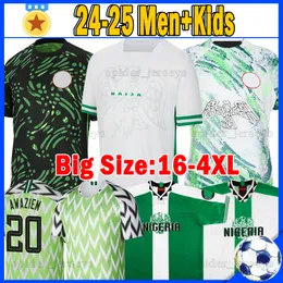 XXXL 4XL 24 25 Nigerias Soccer Jerseys Retro 2018 1994 1998 Maillot De Foot 2023 2024 Okocha Ighalo Amokachi Musa Chukwueze Jerseysプレーヤーバージョンサッカーシャツ