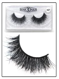 YioWio Natural Artificial Mink Eyelashes Fluffy Mink False lashes Fauc Eyelashes Cils Naturel Strip Lashes With Packaging1655407