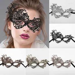 Zapasy imprezowe maskarada seksowne okulary Lady Lace Eye Mask Venetian Ball Prom Halloween Event Fancy Dress Maski dla kobiet