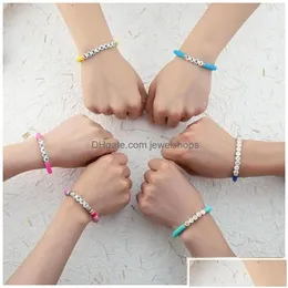 Braccialetti di amicizia Swiftie di perline di perline che surfista set di perle heishi sireghi lettere impavida graffia