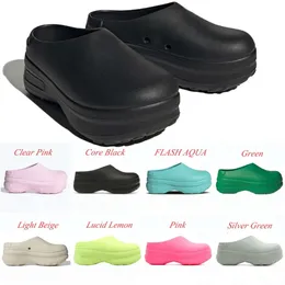 Tasarımcı Terlik Adifom Stan Smith Mule Şef Ayakkabı Silver Green Wonder Taupe Siyah Lucid Pembe Aqua Limon Yaz Platformu Sandalet Moda Kadın Düz Slaytlar