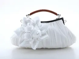 Prinsessan söt satin blomma bankett väska handväska brudväska klänning väska cheongsam kvinnors väska handväska