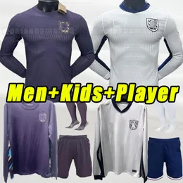 Long sleeve ENGLANDs soccer jerseys 2024 2025 KANE STERLING RASHFORD SANCHO GREALISH MOUNT FODEN HENDERSON national football shirt full kits socks fans player kids