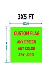Bandeira personalizada 90 x 150 cm de poliéster personaliza bandeiras e banners para decoração em casa esporte ao ar livre 4007918