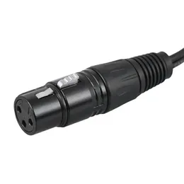 Färg XLR -kabelhane till kvinnlig ljudsignal CABL för kanonbalans XLR Karon Microphone Mixe Eq Line Production Anpassning