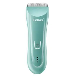 KEMEI MET seco do corpo do corpo do corpo para homens Face elétrica Cabelo de barba Clipper Recarregável Bola Pubiana Bola Groomer 240515