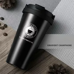 Tyeso Coffee Cup Stainless Steel Thermos Bottle Double-layer Insulation Cold And Hot Travel Mug Vacuum Flask Car Water Bottle