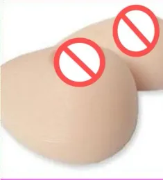 Form Hot Selling Adhesive Silicone Breast, Artificial Boobs, False Protese 900 G D Cup per par Hot Sell Tear Drop Shape, CrossDre