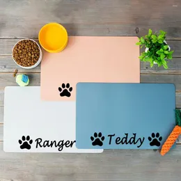 Вечеринка Persion Personerized Pashable Food Mat с названием Pet Bowl Puppy Plactemat Plackemat