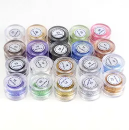 Glitzer Make -up Pigment Lidschatten 24pcslot pro Farbe MNQ IS 6PCS Lidschattenpulver Lidschatten Makeup2988873