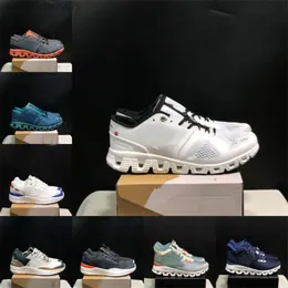 x 1 Running Cloudmonster Buty damskie trampki Męskie trenerzy wszystkie czarne białe lodowate szary łąka zielona zielona krawędź Roger Rro Designer Sneakers