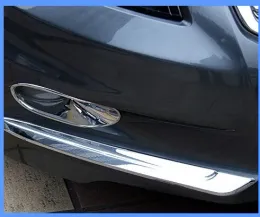 Стилирование высококачественное ABS Chrome 2pcs Передняя туманная лампа Декоративная крышка+2pcs Передняя лампа Декоративная шарнирная отделка для Honda Accord 20112013