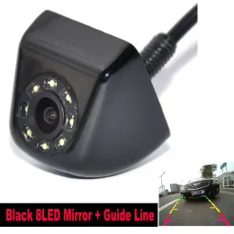 Sensors HD CCD 8LED Rearview Waterproof night vision 170 degree Wide Angle Luxur Car Rear View Camera Reversing Backup Parking System Came