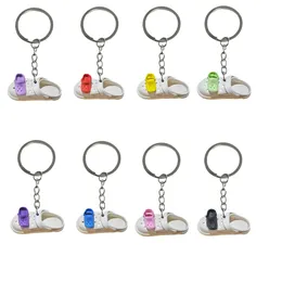 Jewelry Mti Color Perforated Shoes Keychain Keychains For Boys Men Keyring Suitable Schoolbag Classroom School Day Birthday Party Supp Otmyq