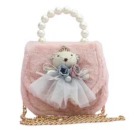 Mini bolsa para crianças bolsa minúscula bolsa pequena mini bolsa para criança bolsa pequena bolsa de couro pup crossbody strap presente para menina presente de aniversário presente de natal bolsa peluda