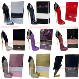 Novo design famosos famosos perfumes menina 80ml Glorious Gold Fantastic Pink Collector Edition Black Red Heels Fragrância Longa há muito tempo