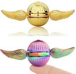 Fidget Hand Spinner Geschenk für Fans des mittelalterlichen magischen Zauberer -Welt Stress Angst ADHS Relief Zappel Zappel Toy Metal 240515