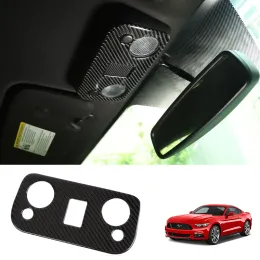 Accessories Car Fornt Roof Reading Light Panel Cover Carbon Fiber For Ford Mustang 20092013 Auto Interior Accessories