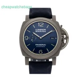 Panerei Luminors Luxury Wristwatches Automatic Movement Watches PANERAISS Luminors Marina Automatique Titane Montre Homme Date Pam 1117