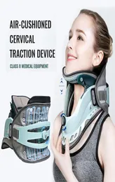 子宮頸部トラクターネックストレッチャーインフレータ可能な頸部牽引力頸部脊椎痛み緩和ブレースサポート姿勢補正22075634426