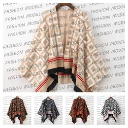 Damenkap klassisches Womans Umhang mit F -Logo gedruckt hoher Quallity Herbst Frühling Winter Cardigan kostenlos Größe Design Strick -Randdekoration88