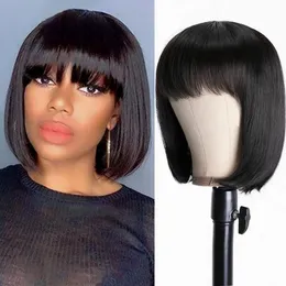 Unice Hair Full Machine Human Hair Wigs для чернокожих женщин крутят передние парики человеческие волосы