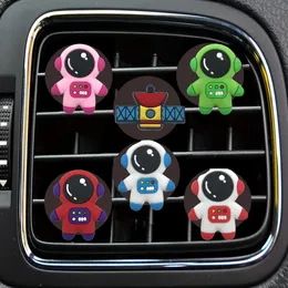 Pojazdy Akcesoria Astronauta kreskówka samochodowa klips wentylacyjny klipsy odświeżona na dekoracyjną odżywkę Odżywkę upuszczenie dostawa OTTBL