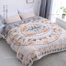 Decken nordischer Stil Baumwolle Vlbale Decke Sommer Kinder Erwachsene Single -Doppel -Nickerchen -Klimaanlage für Betten