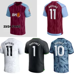 2023 2024 قمصان كرة القدم إميليانو مارتينيز أولي واتكينز لفانيات كرة القدم ماكجين أستون فيلاس ديبي دوغلاس لويز بوينديا مايلوت للرجال.