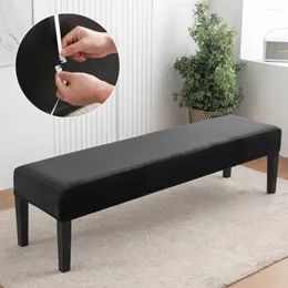 Stol täcker soffa sammet bänkskydd för matsal anti-damm avtagbar slipcover stretch piano pall klavierstuhl abdeckung