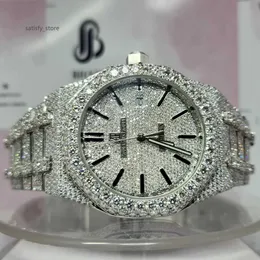 Premium Quality Antique Fully Iced Out VVS Clarity Moissanite Diamond Watch for Men with Free Delivery