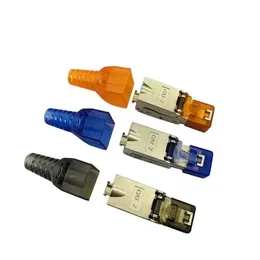 7種類のフリークリスタルプラグCAT7シールドネットワークプラグFTPジャンパー非電圧コネクタテストを供給する