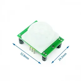 2024 HC-SR501 Регулировать ИК-пироэлектрический инфракрасный модуль детектора датчика движения для Arduino для наборов Raspberry Pi + корпус для Arduino