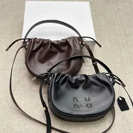 HIP MUMU Высококачественная сумка для пакета небольшой дизайнерский пакет для женской винтажной сумки для плеча леди кожаная сумочка кошельки 231007