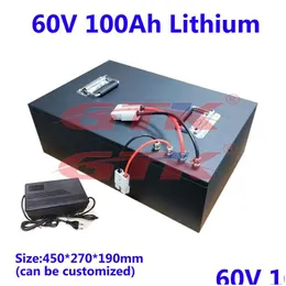Andere Batterien Ladegeräte GTK 60V 80AH 100AH Lithium-Ionen-Akku mit 100A BMS für elektrische Sehenswürdigkeiten Autos Energiespeicher po dhr1h