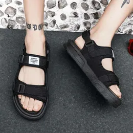 Men Sandals Summer Mens Flip Flops Massage Slippers Black Soft Sole Slip On Zapatos Hombre Comfort Fashion Beach Buckle 25a3 s