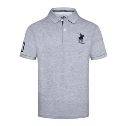 Polos femminile estate donne grandi cavalli a cavallo corto polora camicie da donna casual polo di lavano femminile camicie 100% cotone moda sottili top 230803