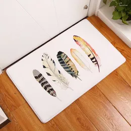 Maty do kąpieli Nordic French Floor Dywet Doormat Digital Kitchen Absorbent Mat Mat Sali Sali Pokój