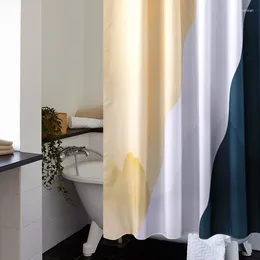 Cortinas de chuveiro GY3523 Girohome 1pc Banheiro de poliéster à prova d'água Dec Dec Dec Dec Dec Dec