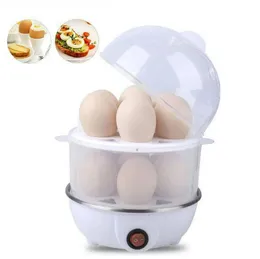 Cooker di uova con auto fuori calda per uova rapida elettrica 14 gust uovo pentola di uova soda a microonde bianco