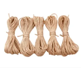 Acessórios para bebês Cordão diy 5 metros de corda encerada de algodão encerado linha de corda de corda de corda de 1 mm de nylon corda ll